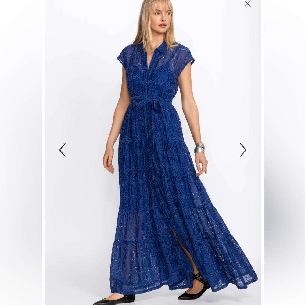 Johnny Was MARINA JOY SILK MAXI DRESS